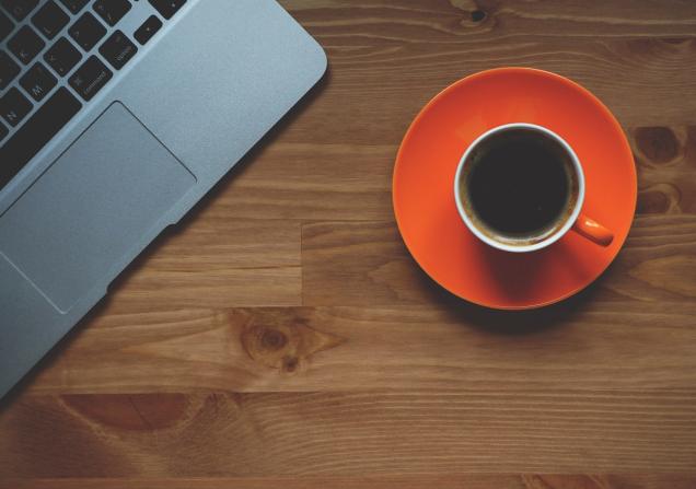 Laptop and cup of coffee. Image by Free Photos via Pixabay.