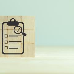 Image by 3rdtimeluckystudio via Shutterstock 6 wooden blocks that together form the shape of a checklist. Image by 3rdtimeluckystudio via Shutterstock