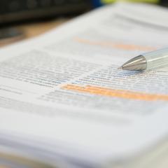 A pen on a scientific paper. Image credit: PolyPloiid A pen on a scientific paper. Image credit: PolyPloiid