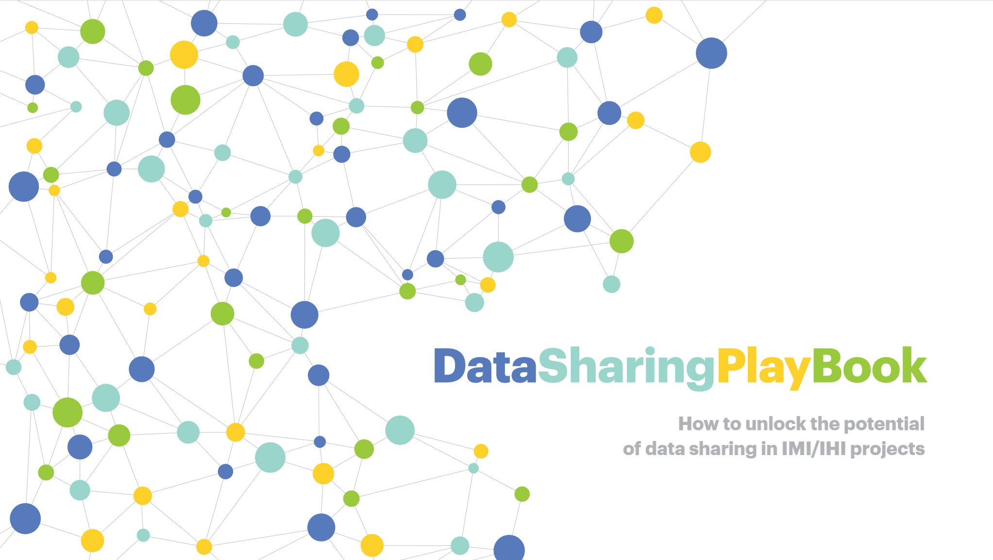The cover of the Data Sharing Playbook